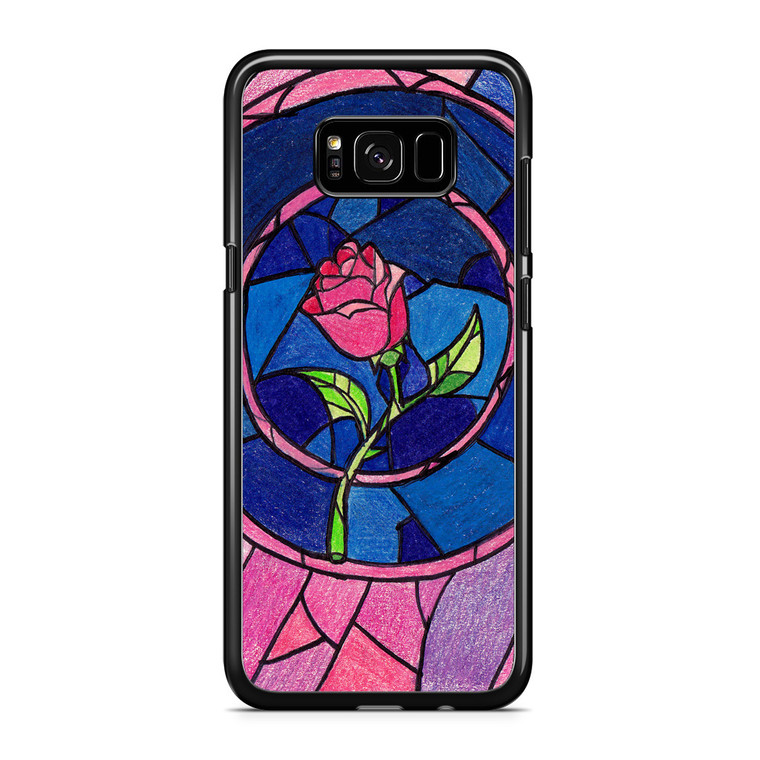 Beauty and The Beast Rose Flower Samsung Galaxy S8 Plus Case