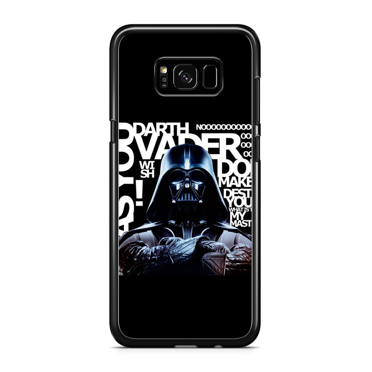 Star Wars Darth Vader Quotes Samsung Galaxy S8 Plus Case