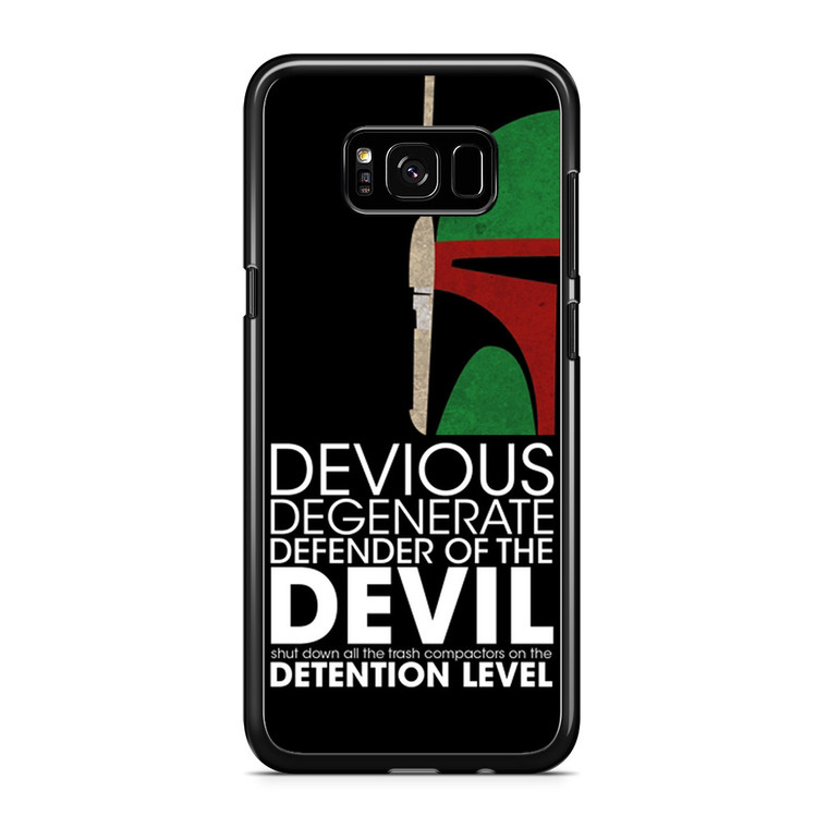 Star Wars Quotes Boba Fett Samsung Galaxy S8 Plus Case