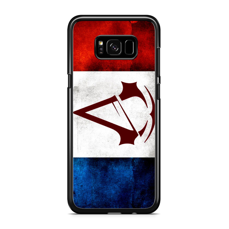 Assassin Creed Logo France Flag Samsung Galaxy S8 Plus Case