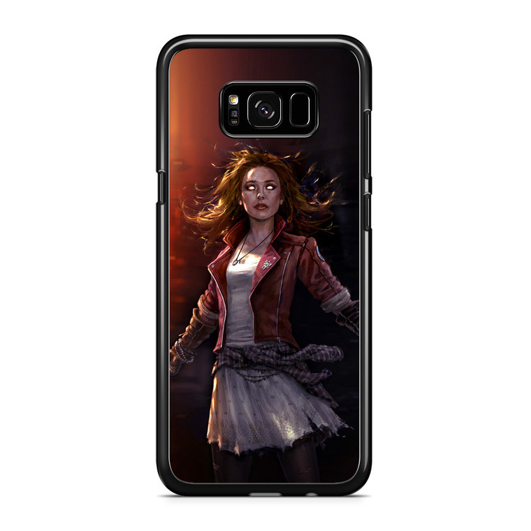 Scarlett Witch Scary Art Samsung Galaxy S8 Plus Case