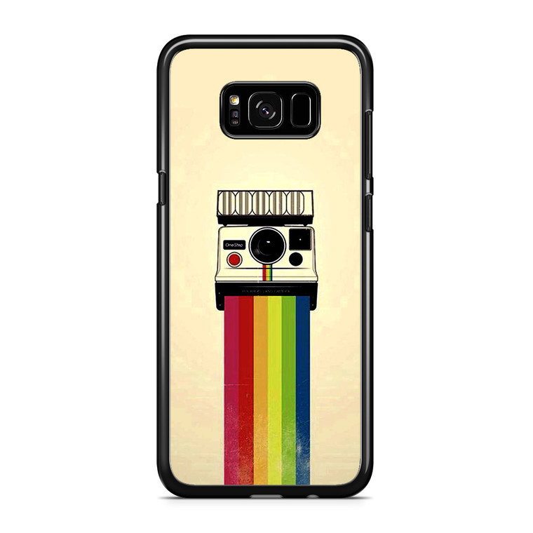 Polaroid Camera Colorful Rainbow Samsung Galaxy S8 Plus Case
