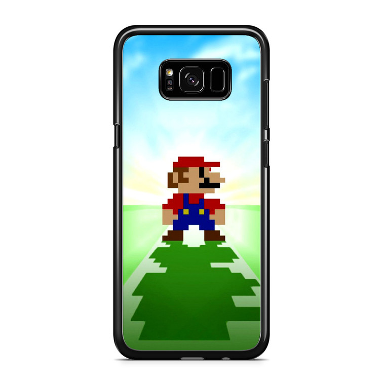 Super Mario Bros Minecraft Samsung Galaxy S8 Plus Case
