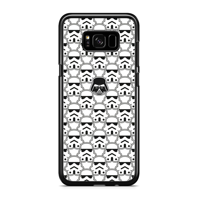 Stormtroopers Darth Vader Bomb Pattern Samsung Galaxy S8 Plus Case
