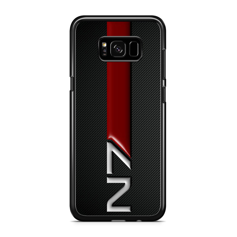 Mass Effect N7 Logo Carbon Samsung Galaxy S8 Plus Case