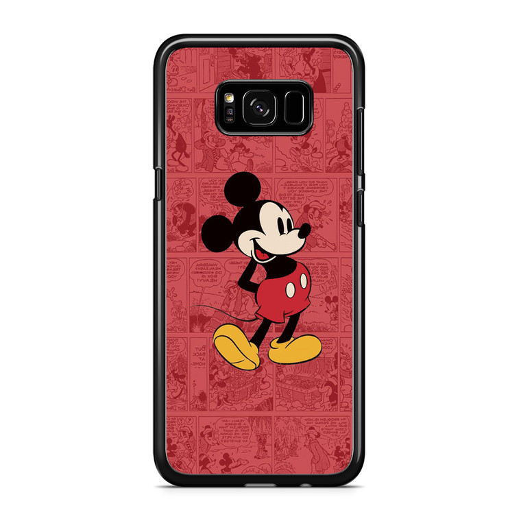 Mickey Mouse Black Samsung Galaxy S8 Plus Case