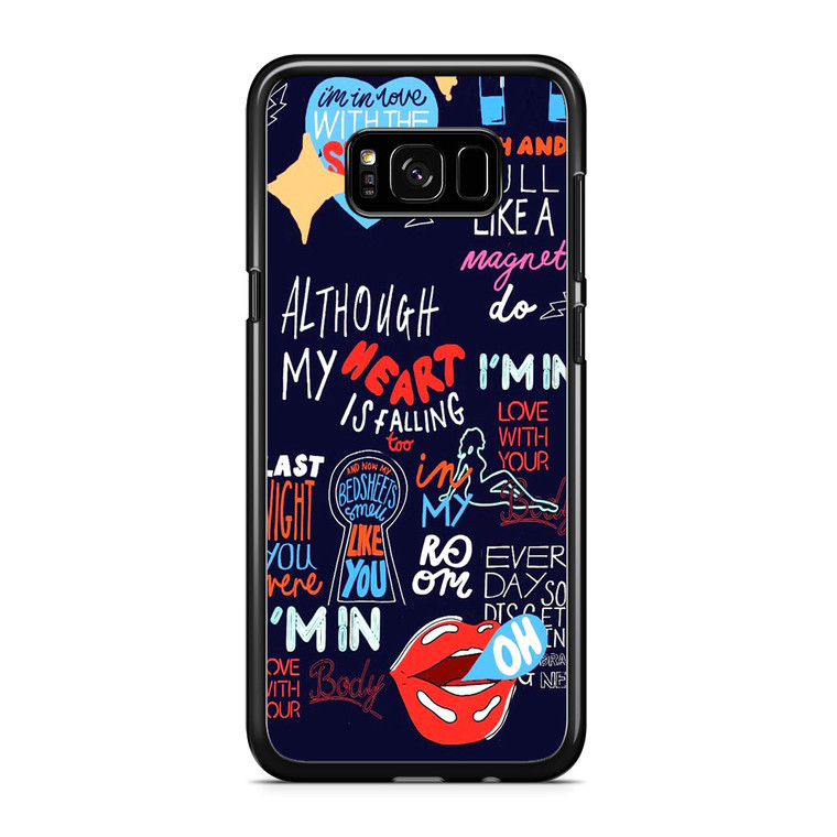 Shape Of You Lyrics Samsung Galaxy S8 Plus Case