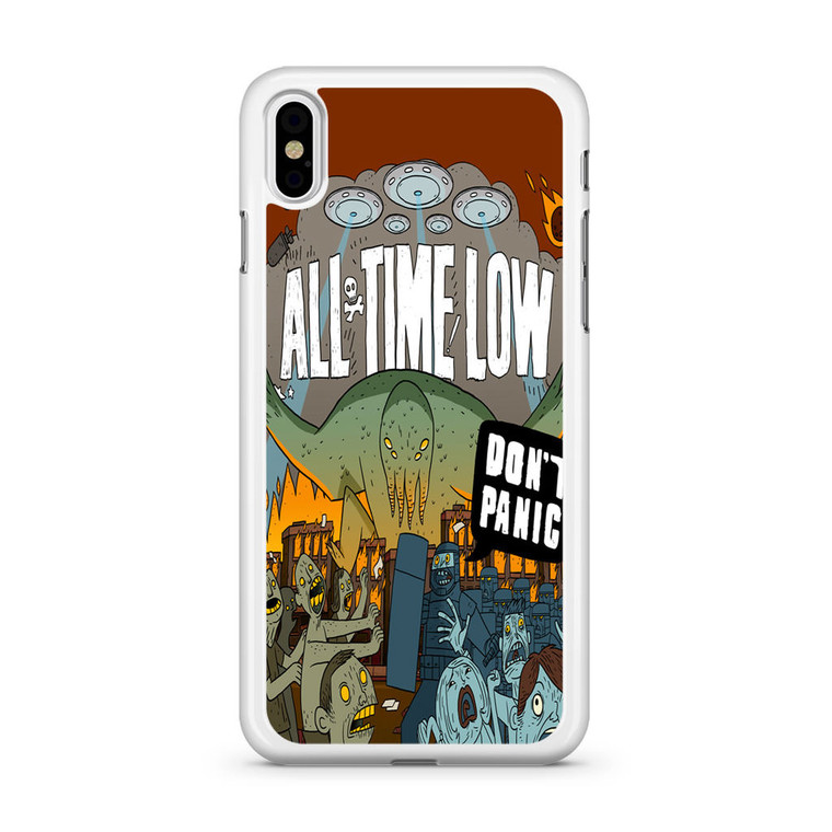 All Time Low Don't Panic iPhone X Case