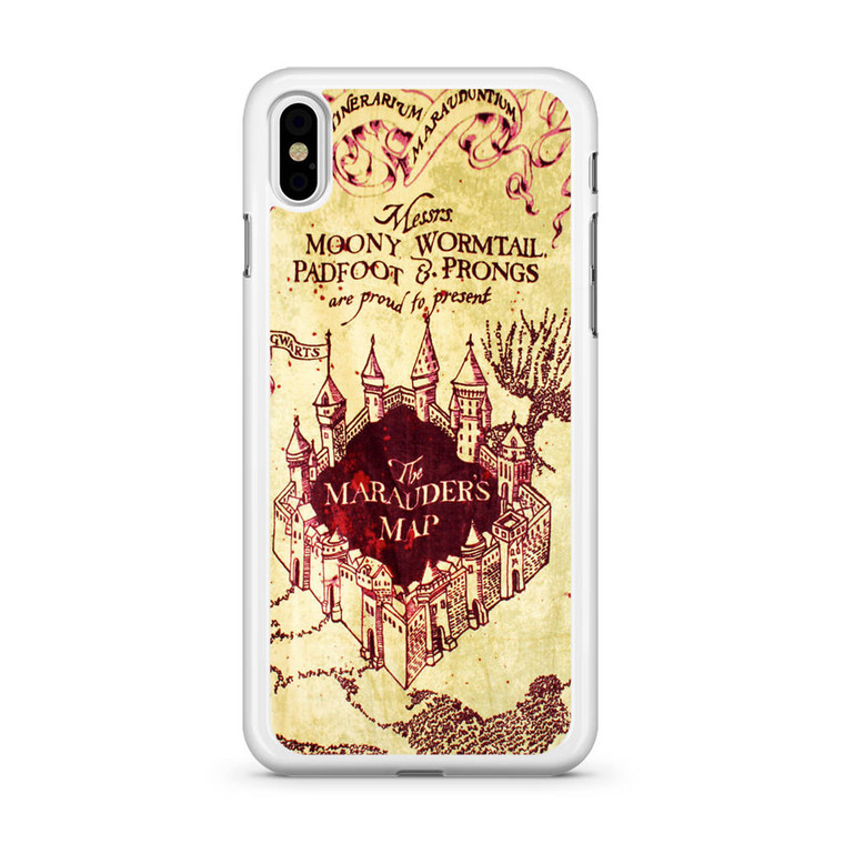 Marauder S Map IPhone X Case CASESHUNTER   Iphone X White Hn 0554  78068.1512740021 