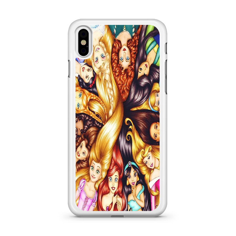 Princess Disney Hair Center iPhone X Case