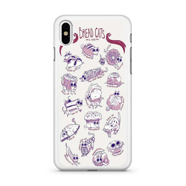 Because Cats Bread Cats iPhone X Case