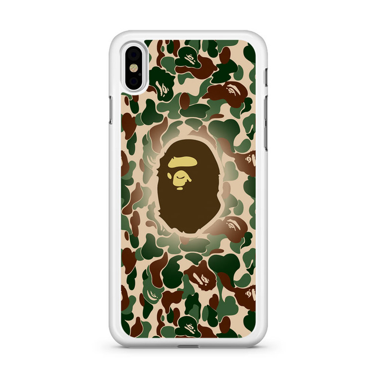 Bathing Ape Bape Camo iPhone X Case