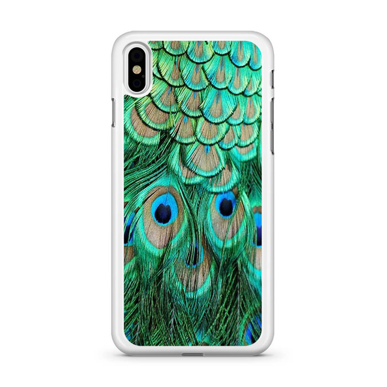 Peacock Feather iPhone X Case
