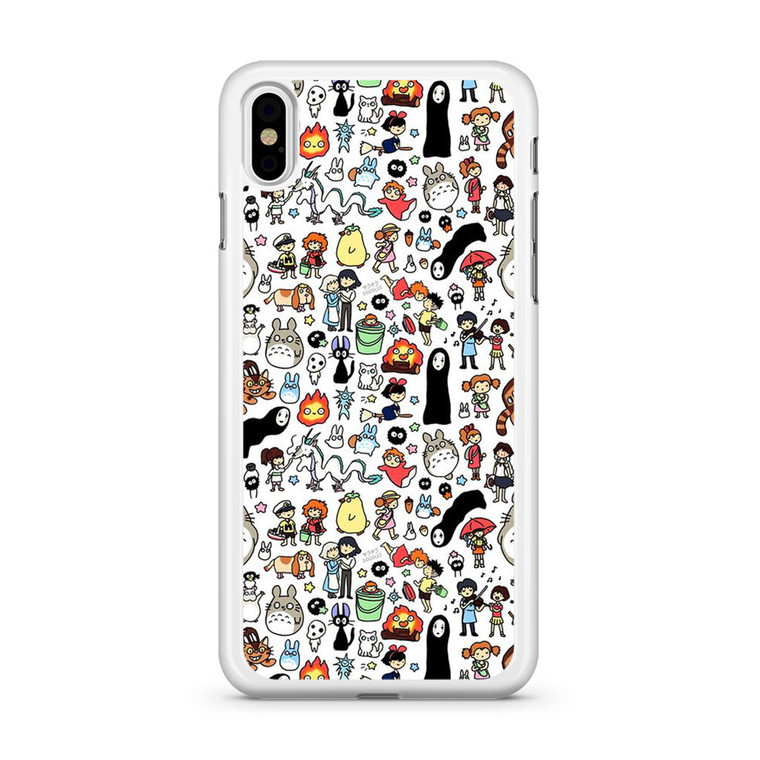 Kawaii Studio Ghibli Character iPhone X Case