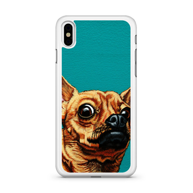 Chihuahua Painting iPhone X Case
