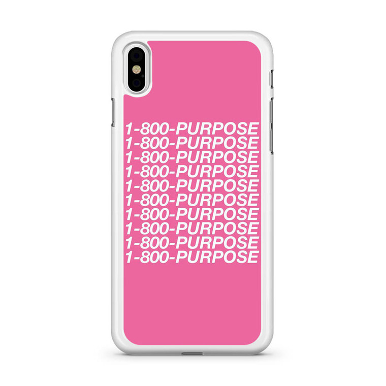 Hotline Justin Bieber Purpose iPhone X Case