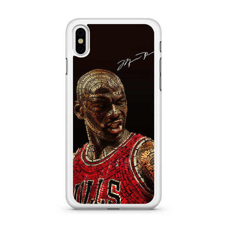 Michael Jordan Art iPhone X Case