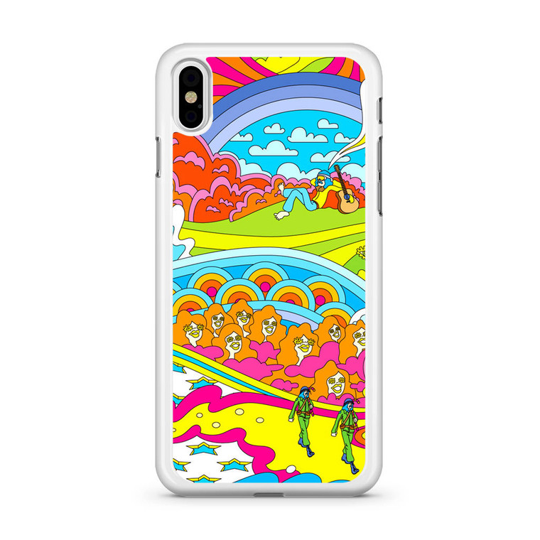 Colorful Doodle iPhone X Case