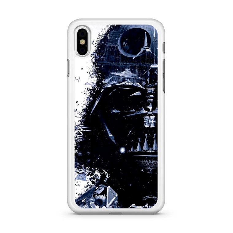 Star Wars Dart Vadder Half Face iPhone X Case
