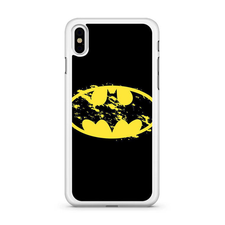 Batman Dark Art Logo iPhone X Case