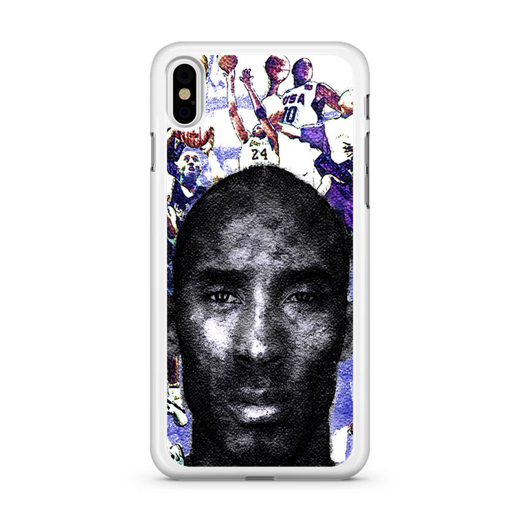 Kobe Bryant Painting Face iPhone X Case