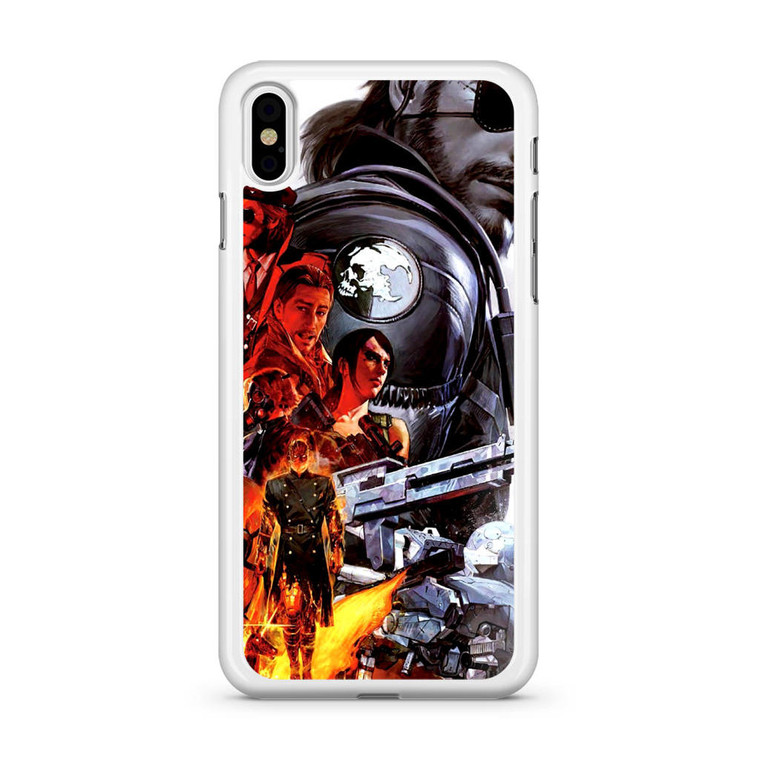 Metal Gear V The Panthom Pain Solid Snake iPhone X Case