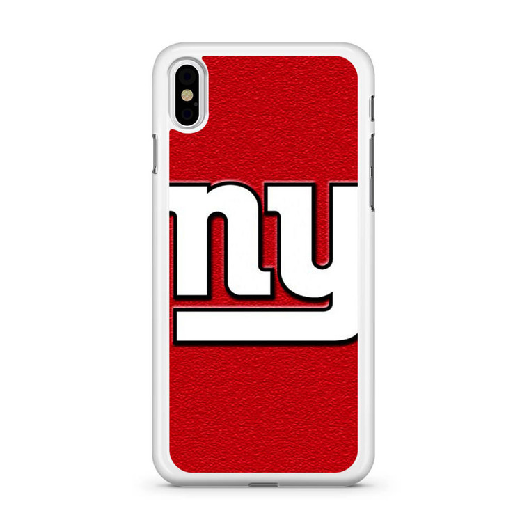 NY Giants Football Red iPhone X Case