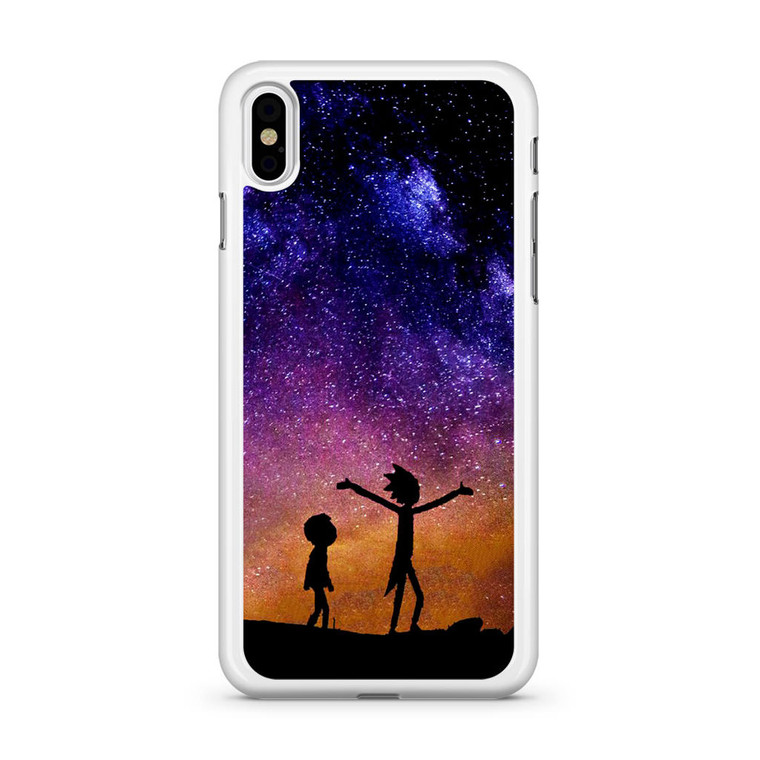 Rick and Morty Space Nebula iPhone X Case