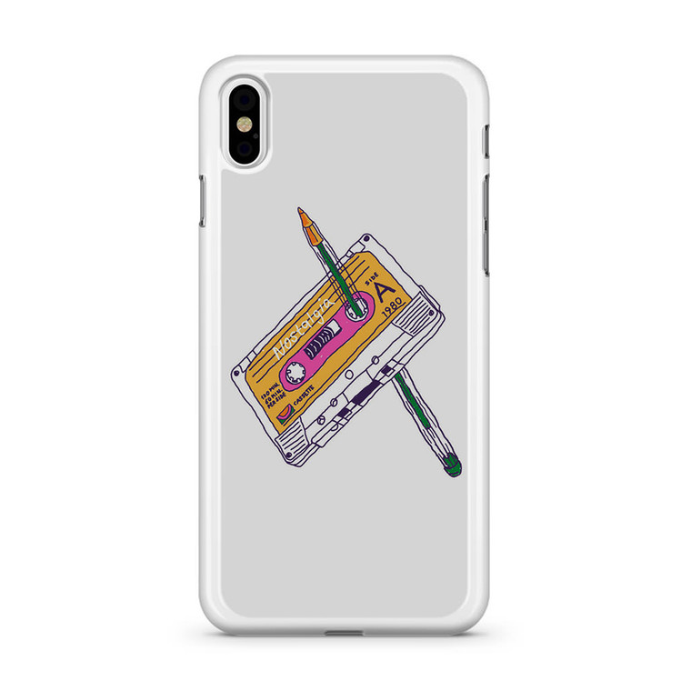 Cassete Tape Old iPhone X Case