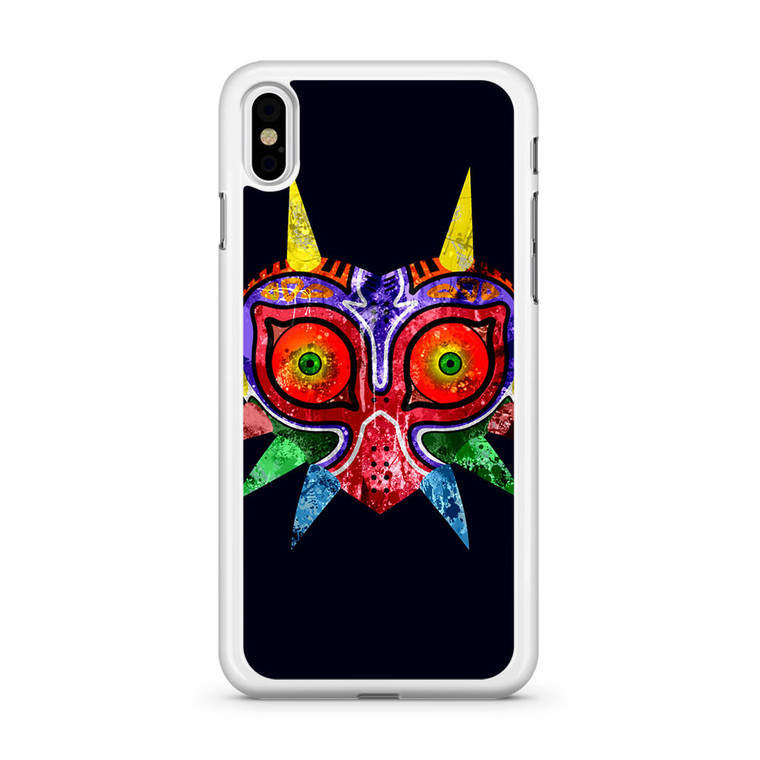 Majora's Mask Splatter iPhone X Case