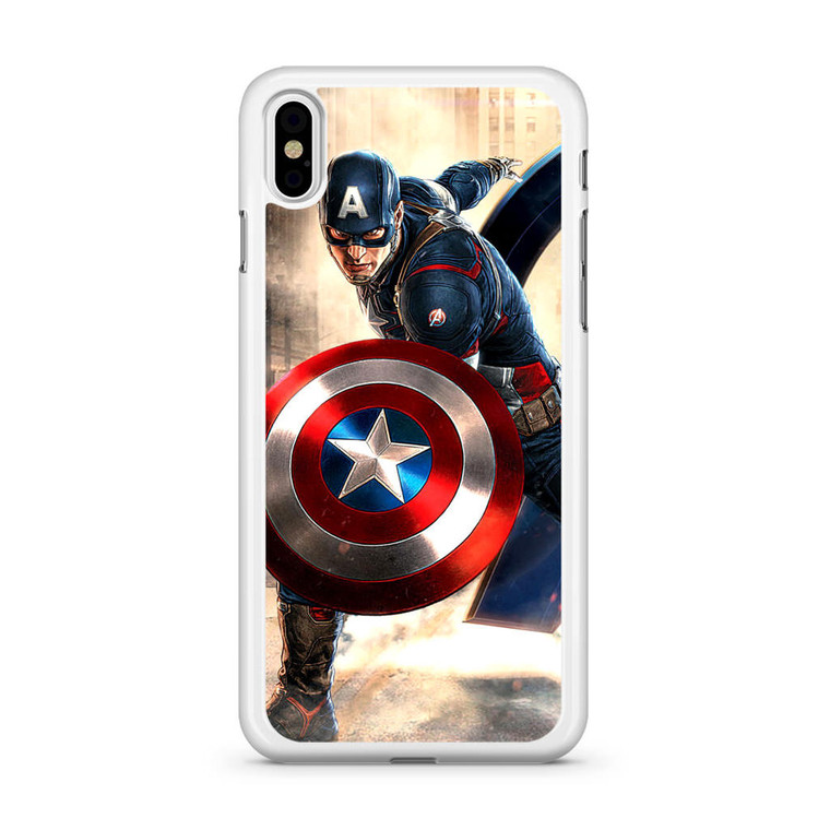 Captain America Avengers iPhone X Case