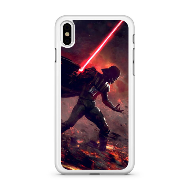 Darth Vader Light Saber iPhone X Case