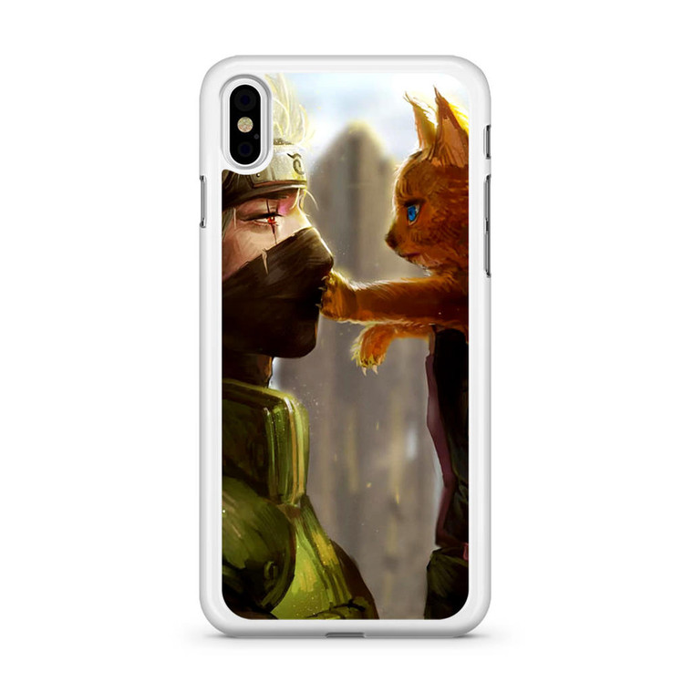 Naruto Hatake Kakashi Cat iPhone X Case