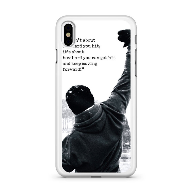 Rocky Balboa Motivation iPhone X Case