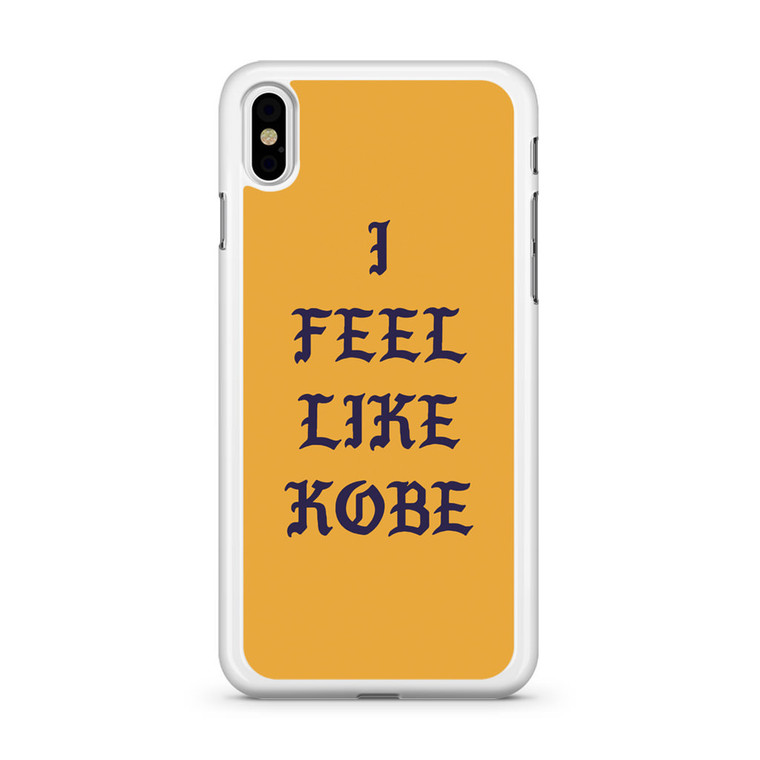 I Feel Like Kobe iPhone X Case