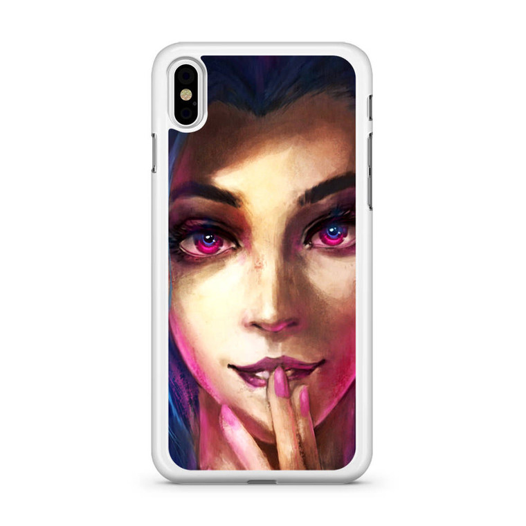 Jinx League Of Legends Painting iPhone X Case