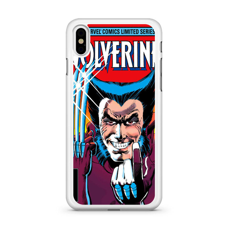 Marvel Comics Cover Wolverine iPhone X Case