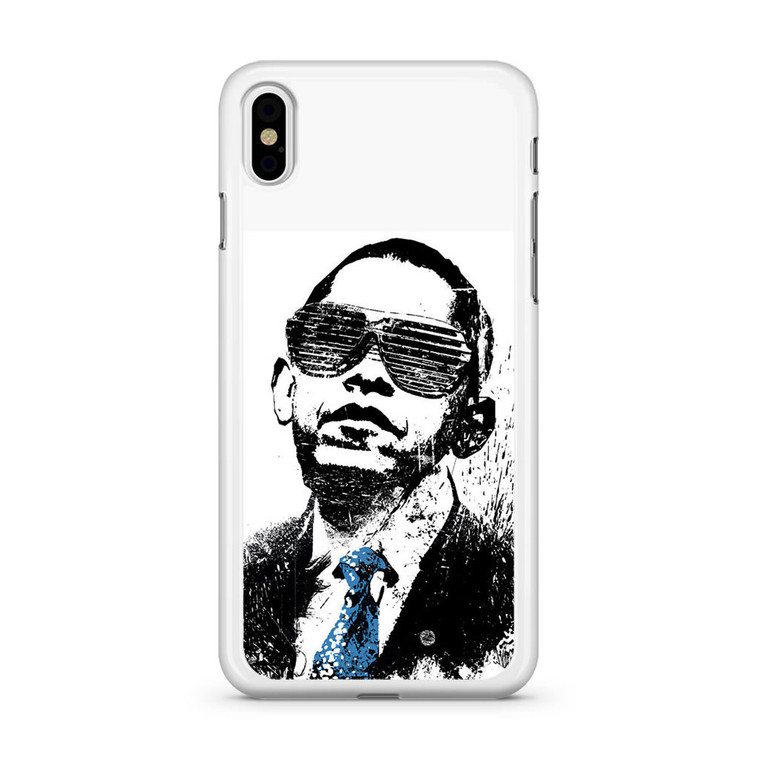 Obama In Black And White iPhone X Case