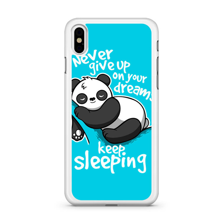 Panda Keep iPhone X Case