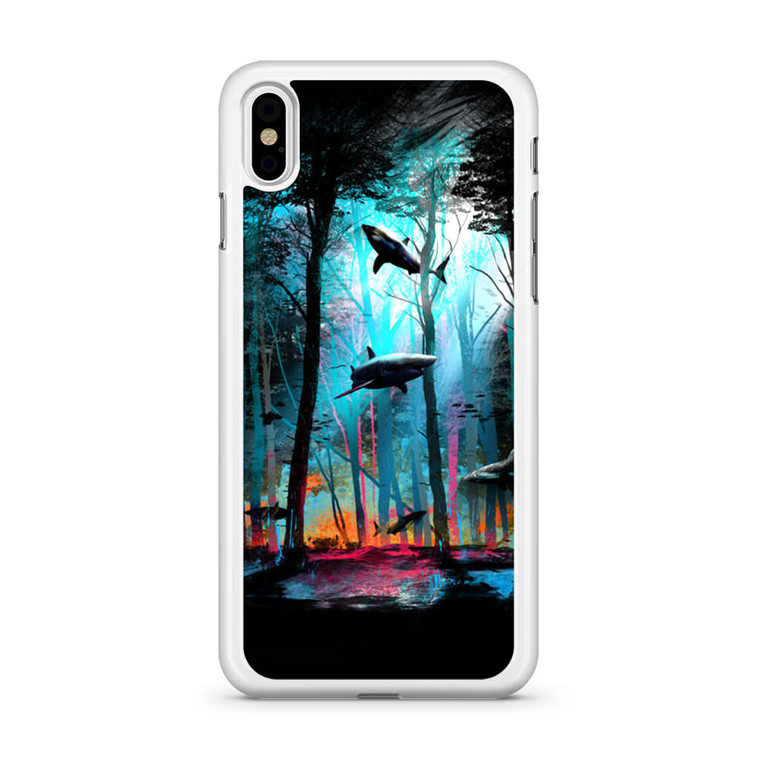 Shark Forest iPhone X Case