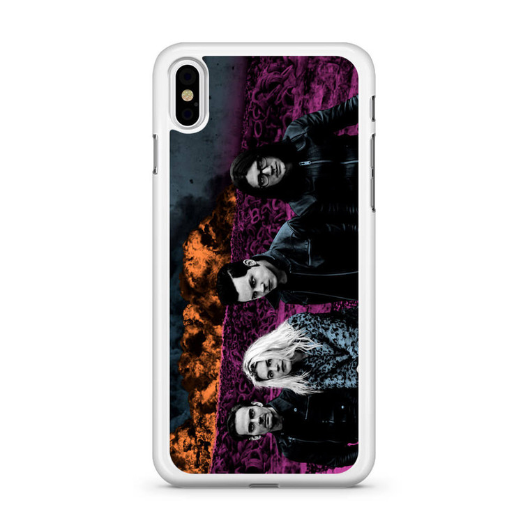 The Dead Weather Dodge and Burn iPhone X Case