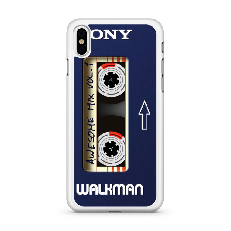 Awesome Mix Vol 1 Walkman iPhone X Case