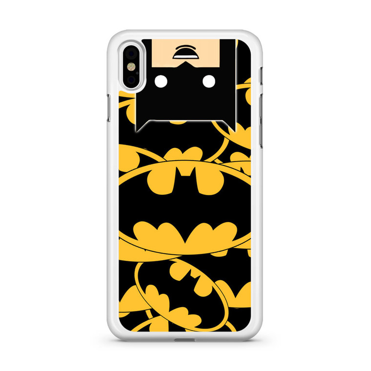 Batman Pattern iPhone X Case