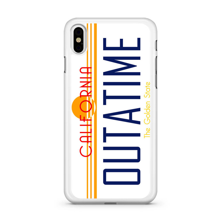 California Outatime1 iPhone X Case