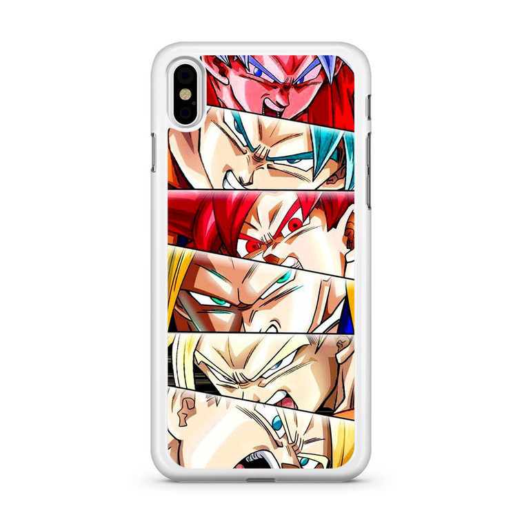 Goku Forms 2 iPhone X Case