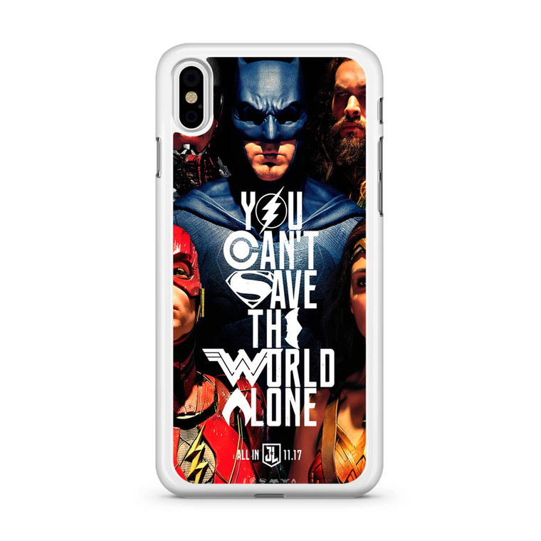 Justice League Quotes iPhone X Case