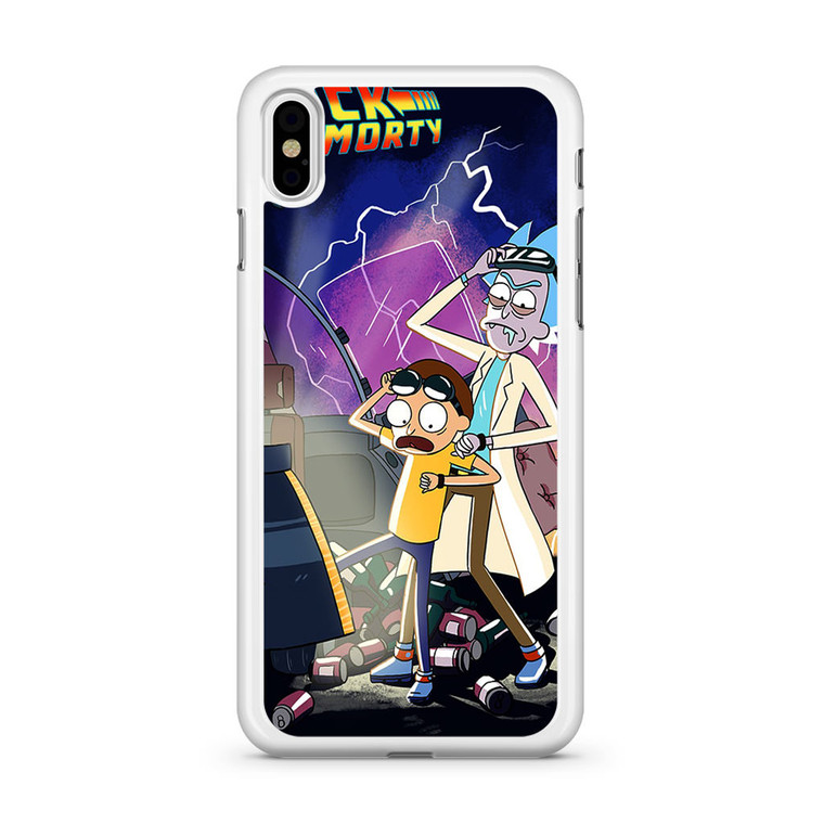 Rick And Morty Back To The Future iPhone X Case