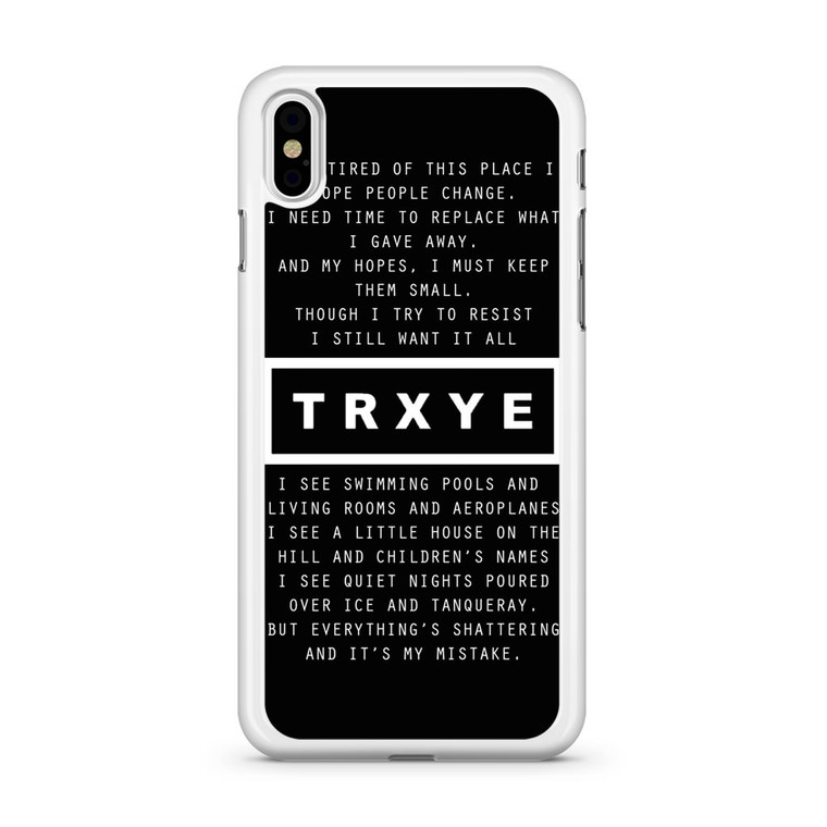 Troye Sivan Lyrics iPhone X Case