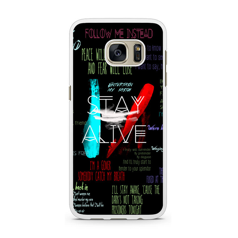 Twenty One Pilots Stay Alive Samsung Galaxy S7 Case