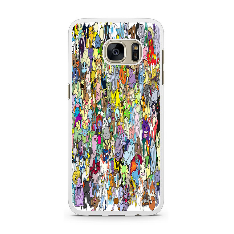 Adorable Pokemon Collage Samsung Galaxy S7 Case